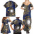 Personalised Nauru Family Matching Summer Maxi Dress and Hawaiian Shirt Hibiscus Polynesian Tribal Pattern
