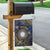 Nauru Garden Flag Hibiscus Polynesian Tribal Pattern