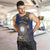 Personalised Nauru Men Tank Top Hibiscus Polynesian Tribal Pattern