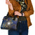 Nauru Shoulder Handbag Hibiscus Polynesian Tribal Pattern