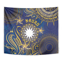 Nauru Tapestry Hibiscus Polynesian Tribal Pattern