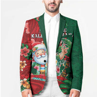 Hawaii Christmas Blazer Mele Kalikimaka Funny Hawaiian Santa - Polynesian Pride
