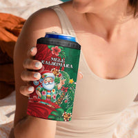 Hawaii Christmas 4 in 1 Can Cooler Tumbler Mele Kalikimaka Funny Hawaiian Santa - Polynesian Pride
