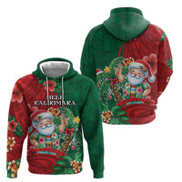 Hawaii Christmas Hoodie Mele Kalikimaka Funny Hawaiian Santa - Polynesian Pride