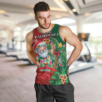 Hawaii Christmas Men Tank Top Mele Kalikimaka Funny Hawaiian Santa - Polynesian Pride