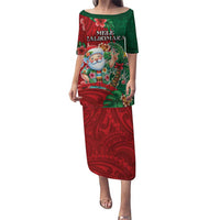 Hawaii Christmas Puletasi Mele Kalikimaka Funny Hawaiian Santa - Polynesian Pride