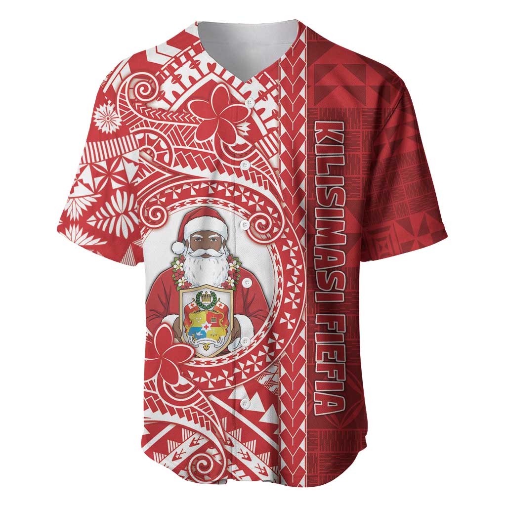 Tonga Christmas Baseball Jersey Kilisimasi Fiefia - Polynesian Pride