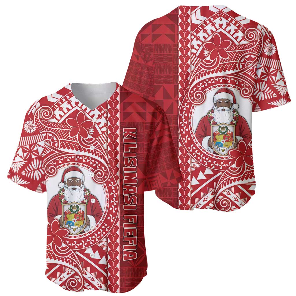 Tonga Christmas Baseball Jersey Kilisimasi Fiefia - Polynesian Pride