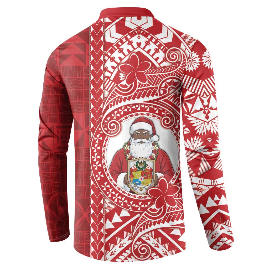 Tonga Christmas Button Sweatshirt Kilisimasi Fiefia - Polynesian Pride