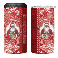 Tonga Christmas 4 in 1 Can Cooler Tumbler Kilisimasi Fiefia - Polynesian Pride