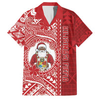 Tonga Christmas Family Matching Off The Shoulder Long Sleeve Dress and Hawaiian Shirt Kilisimasi Fiefia - Polynesian Pride