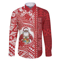 Tonga Christmas Family Matching Off Shoulder Short Dress and Hawaiian Shirt Kilisimasi Fiefia - Polynesian Pride