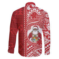 Tonga Christmas Family Matching Short Sleeve Bodycon Dress and Hawaiian Shirt Kilisimasi Fiefia - Polynesian Pride