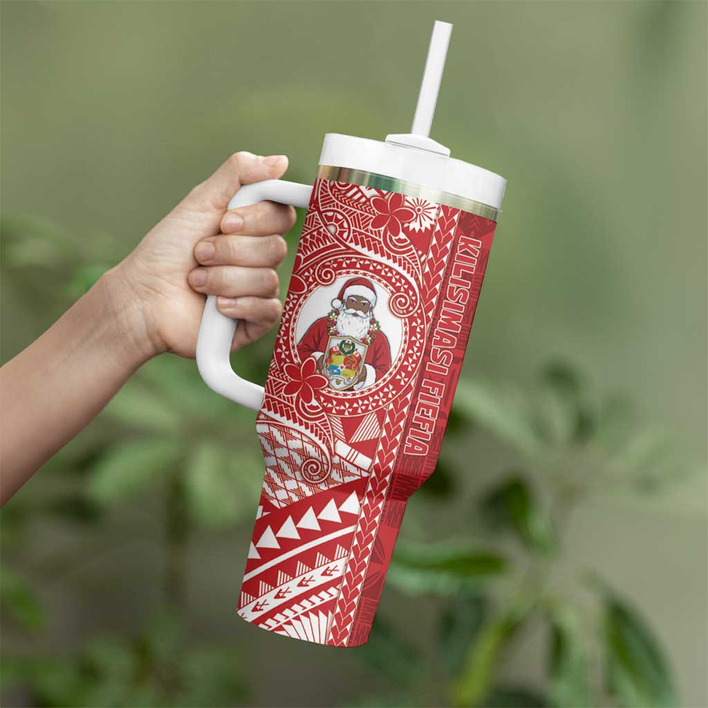 Tonga Christmas Tumbler With Handle Kilisimasi Fiefia - Polynesian Pride