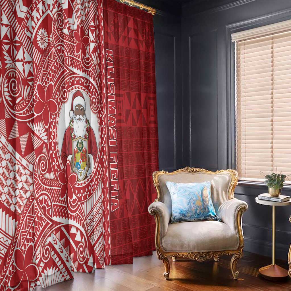 Tonga Christmas Window Curtain Kilisimasi Fiefia - Polynesian Pride