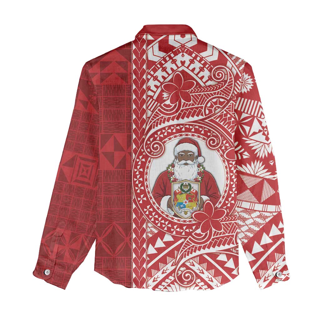 Tonga Christmas Women Casual Shirt Kilisimasi Fiefia - Polynesian Pride