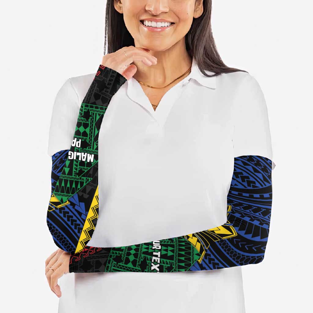 Personalised Philippines Christmas Arm Sleeves Xmas Tree Filipino Tribal Patterns - Polynesian Pride
