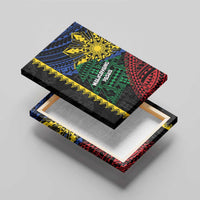 Philippines Christmas Canvas Wall Art Xmas Tree Filipino Tribal Patterns - Polynesian Pride