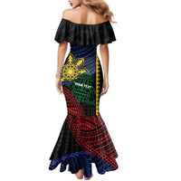 Personalised Philippines Christmas Family Matching Mermaid Dress and Hawaiian Shirt Xmas Tree Filipino Tribal Patterns DT05 - Polynesian Pride