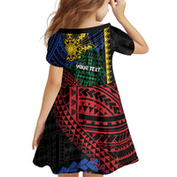 Personalised Philippines Christmas Family Matching Tank Maxi Dress and Hawaiian Shirt Xmas Tree Filipino Tribal Patterns DT05 - Polynesian Pride