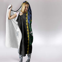 Philippines Christmas Hooded Blanket Xmas Tree Filipino Tribal Patterns - Polynesian Pride