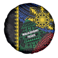 Philippines Christmas Spare Tire Cover Xmas Tree Filipino Tribal Patterns - Polynesian Pride