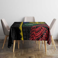 Philippines Christmas Tablecloth Xmas Tree Filipino Tribal Patterns - Polynesian Pride