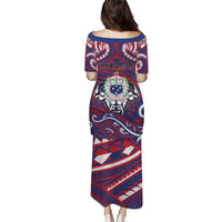 Personalised Samoa Gym Puletasi Muscle Samoan Tribal Waves - Polynesian Pride