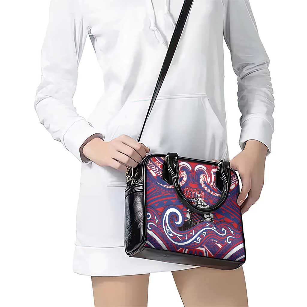 Samoa Gym Shoulder Handbag Muscle Samoan Tribal Waves - Polynesian Pride