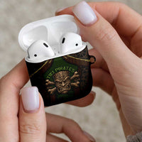 Hawaii Tiki Pirates AirPods Case Kakau Pattern Polynesian Style