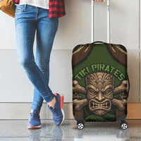 Hawaii Tiki Pirates Luggage Cover Kakau Pattern Polynesian Style