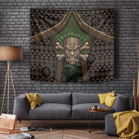 Hawaii Tiki Pirates Tapestry Kakau Pattern Polynesian Style