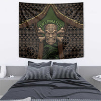 Hawaii Tiki Pirates Tapestry Kakau Pattern Polynesian Style