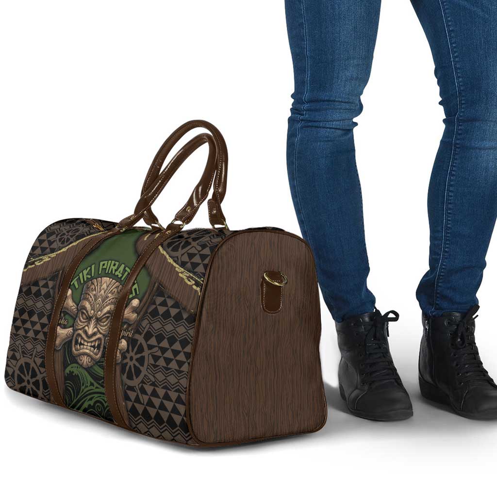 Hawaii Tiki Pirates Travel Bag Kakau Pattern Polynesian Style