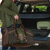 Hawaii Tiki Pirates Travel Bag Kakau Pattern Polynesian Style