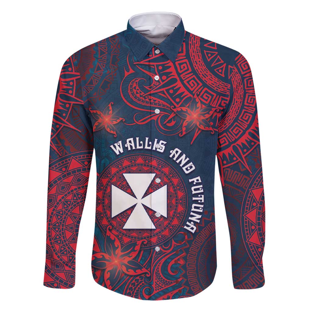 Personalised Wallis And Futuna Family Matching Short Sleeve Bodycon Dress and Hawaiian Shirt Hibiscus Polynesian Tribal Pattern