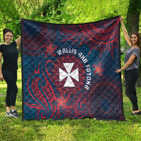 Wallis And Futuna Quilt Hibiscus Polynesian Tribal Pattern