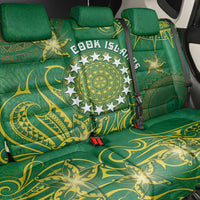 Cook Islands Back Car Seat Cover Hibiscus Polynesian Tribal Pattern