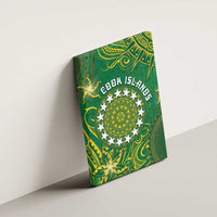 Cook Islands Canvas Wall Art Hibiscus Polynesian Tribal Pattern