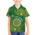 Personalised Cook Islands Family Matching Short Sleeve Bodycon Dress and Hawaiian Shirt Hibiscus Polynesian Tribal Pattern