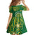Personalised Cook Islands Family Matching Tank Maxi Dress and Hawaiian Shirt Hibiscus Polynesian Tribal Pattern