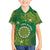 Personalised Cook Islands Family Matching Tank Maxi Dress and Hawaiian Shirt Hibiscus Polynesian Tribal Pattern