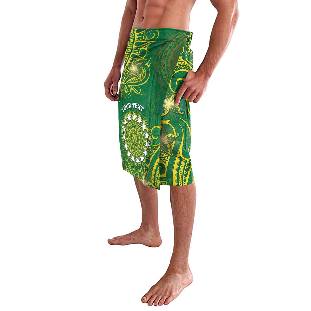 Personalised Cook Islands Lavalava Hibiscus Polynesian Tribal Pattern