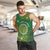Personalised Cook Islands Men Tank Top Hibiscus Polynesian Tribal Pattern