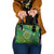 Cook Islands Shoulder Handbag Hibiscus Polynesian Tribal Pattern