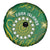Cook Islands Spare Tire Cover Hibiscus Polynesian Tribal Pattern