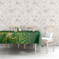 Cook Islands Tablecloth Hibiscus Polynesian Tribal Pattern