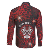Personalised Easter Island Family Matching Off Shoulder Maxi Dress and Hawaiian Shirt Hibiscus Polynesian Tribal Pattern