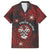 Personalised Easter Island Family Matching Short Sleeve Bodycon Dress and Hawaiian Shirt Hibiscus Polynesian Tribal Pattern