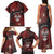 Personalised Easter Island Family Matching Tank Maxi Dress and Hawaiian Shirt Hibiscus Polynesian Tribal Pattern